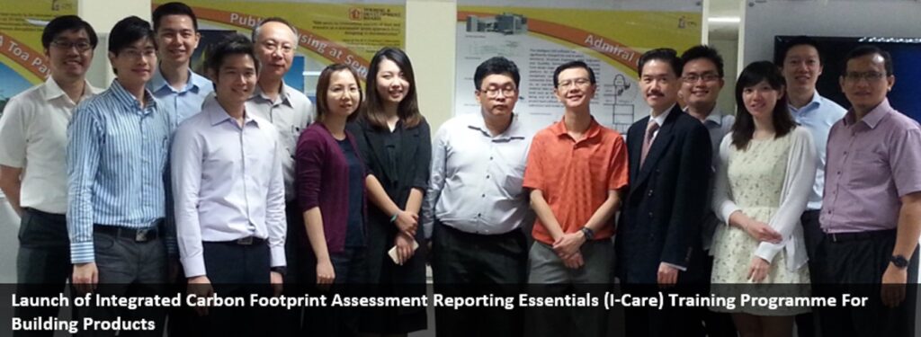 2014 4 Launch of Integrated Carbon Footprint Assessment Reporting Essentials I Care Training Programme For Building Products