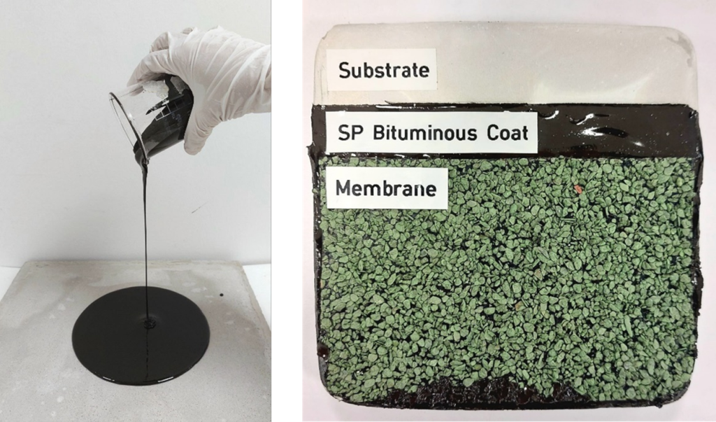 Safer and Greener Bituminous Coating for Waterproofing 2 Singapore Green Building Council 3 Bitument Coating prototype