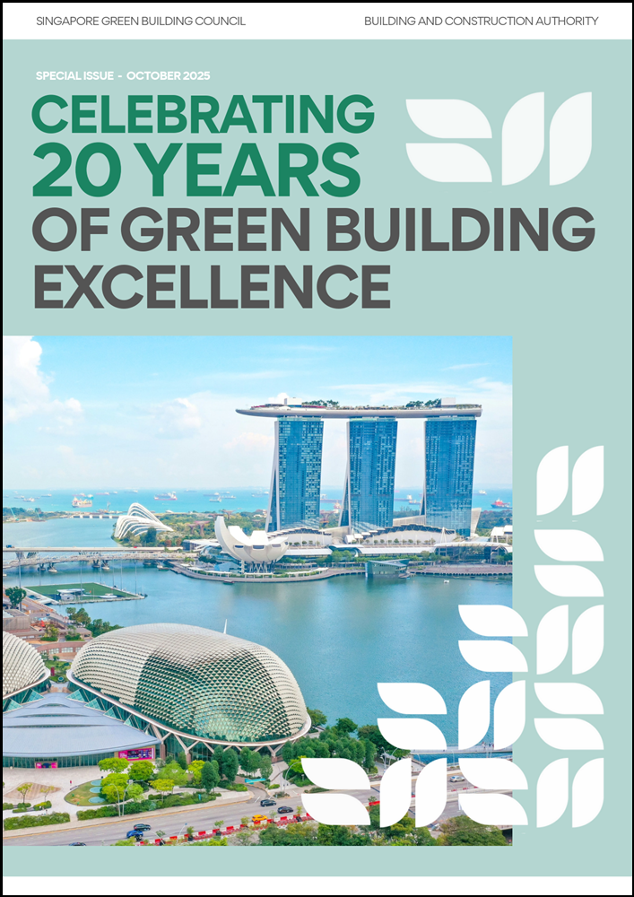 Celebrating Twenty Years of Green Building Excellence 2 Singapore Green Building Council GM20 Publication FC 1