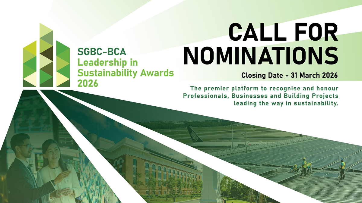 [Call for Nominations] SGBC-BCA Leadership in Sustainability Awards ...