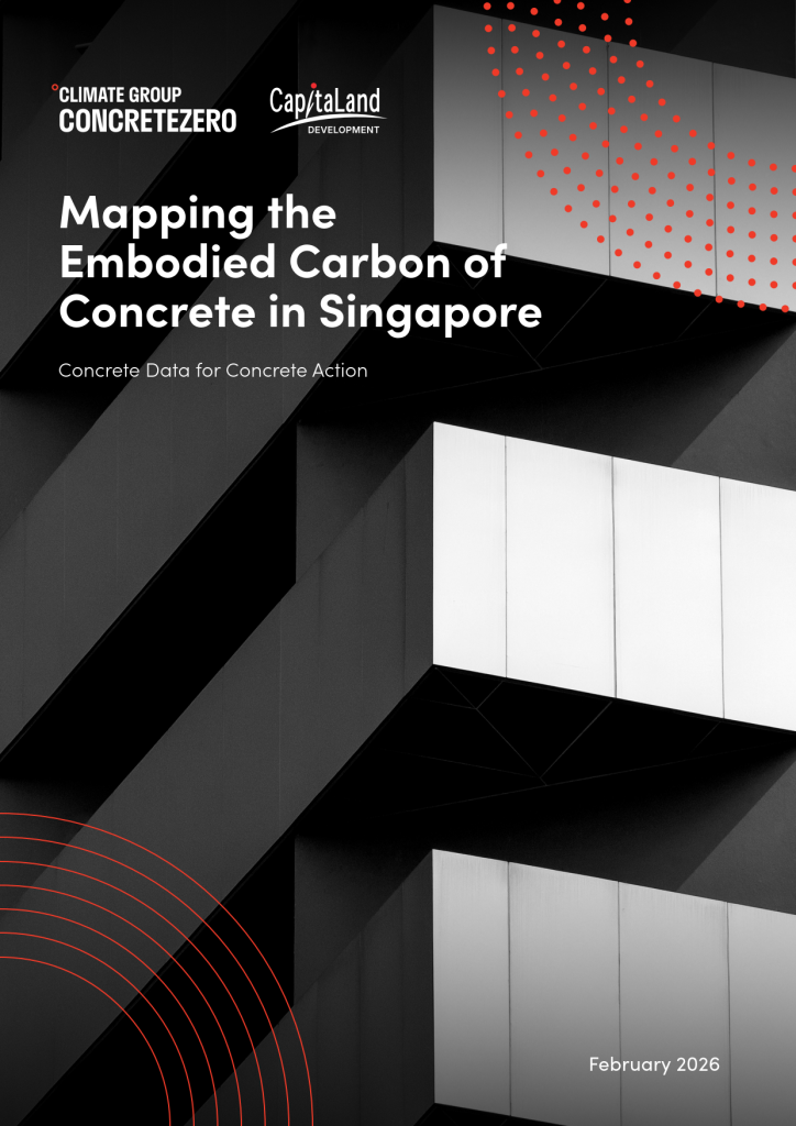 First market-wide carbon benchmark for concrete launched in Singapore 1 Singapore Green Building Council Concrete Data for Concrete Action Report 1