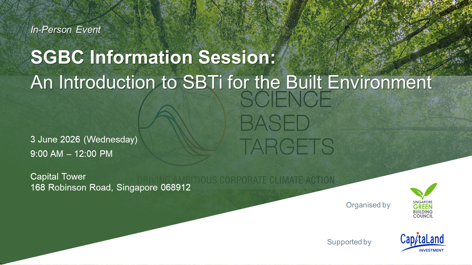 20260603 SGBC Info Session on SBTi