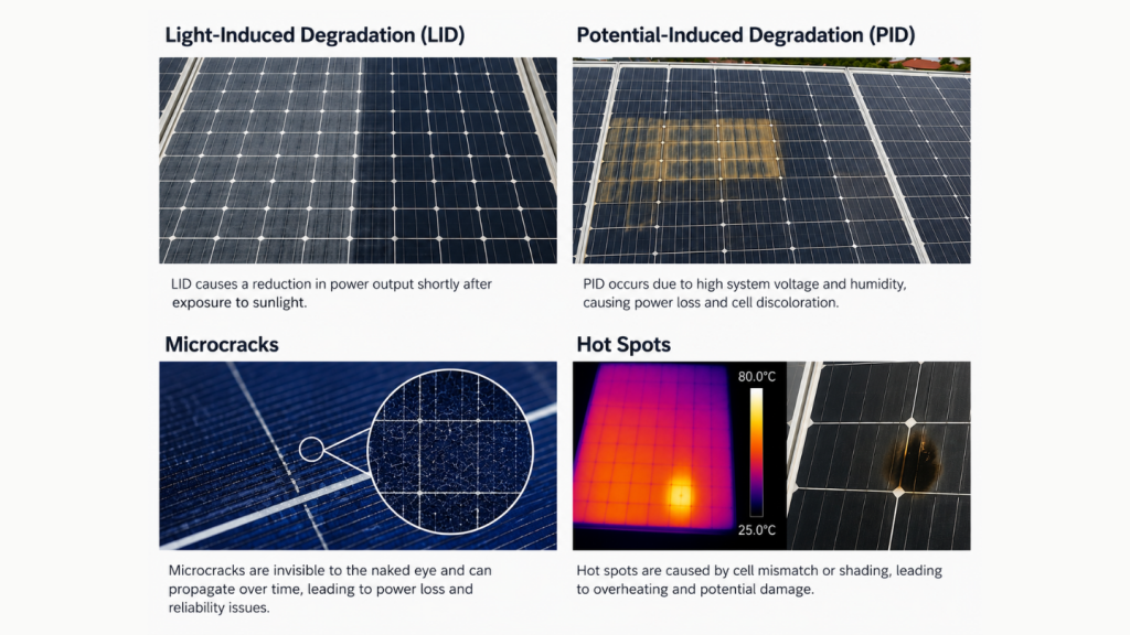 Panels degradation