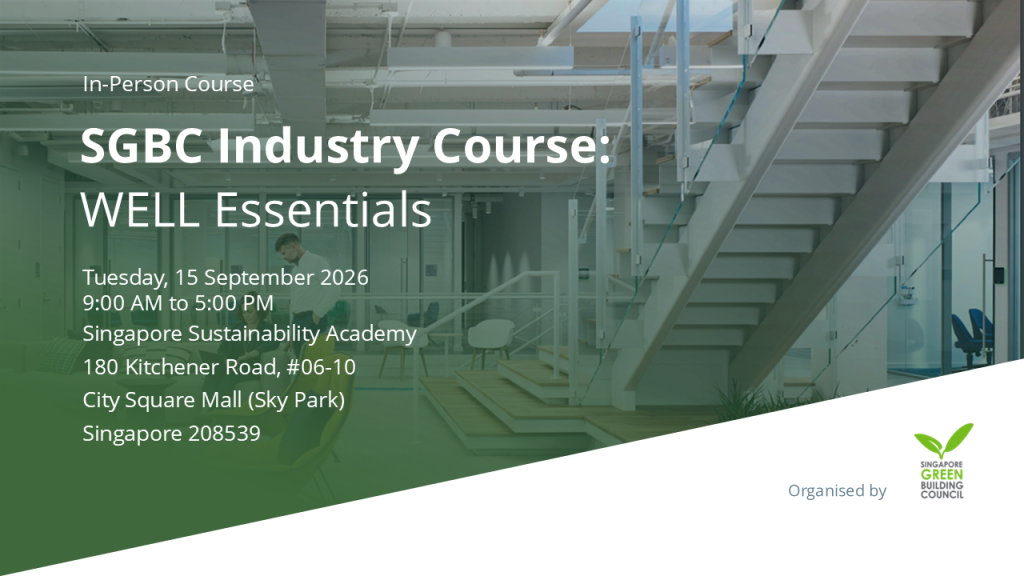 20260915 Course Banner SGBC Industry Course WELL Essentials