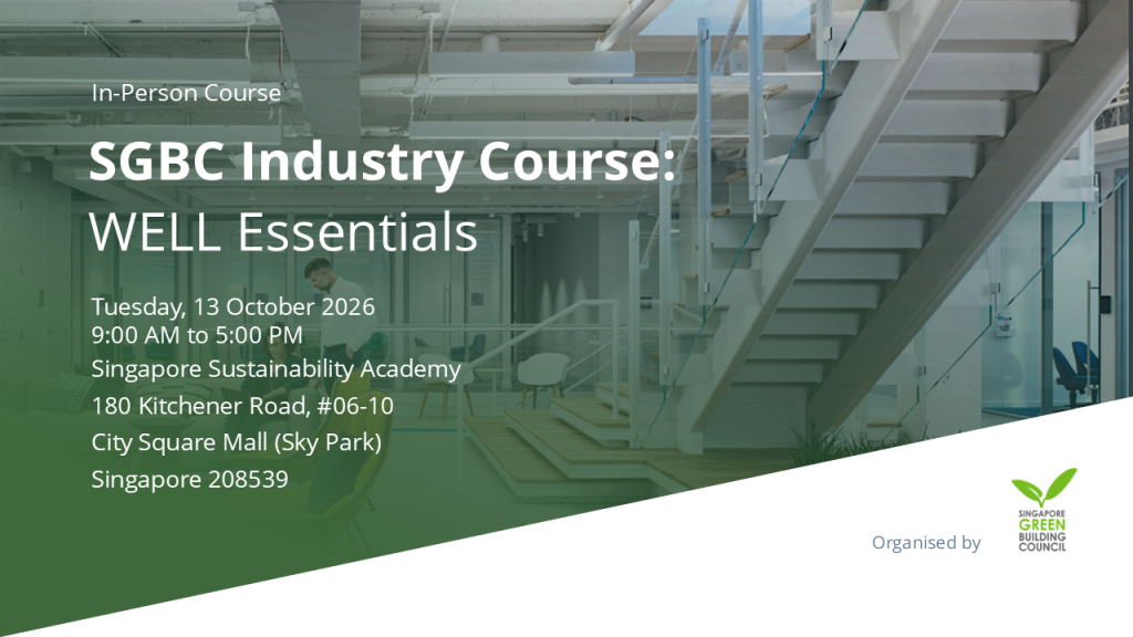20261013 Course Banner SGBC Industry Course WELL Essentials