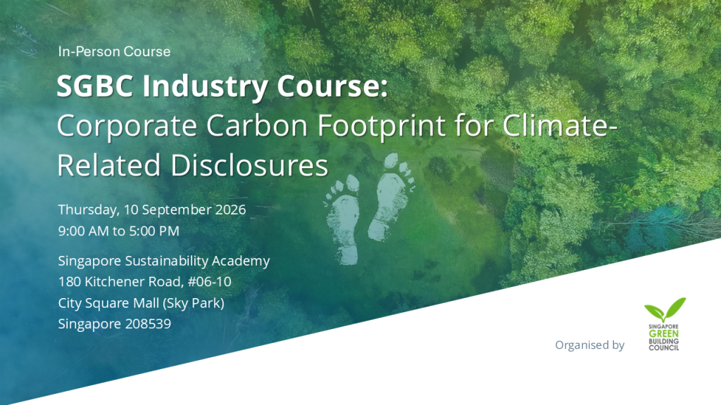 Course Pic SGBC Industry Course Corporat Carbon Footprint for Climate Related Disclosures