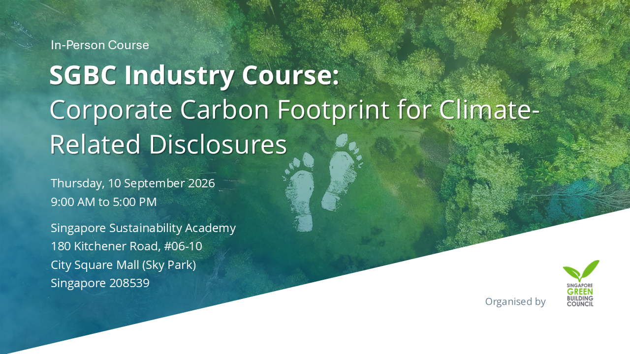 Course Pic SGBC Industry Course Corporat Carbon Footprint for Climate Related Disclosures